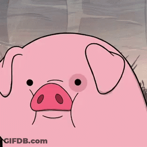 Piggy Gravity Falls Nodding Yes GIF