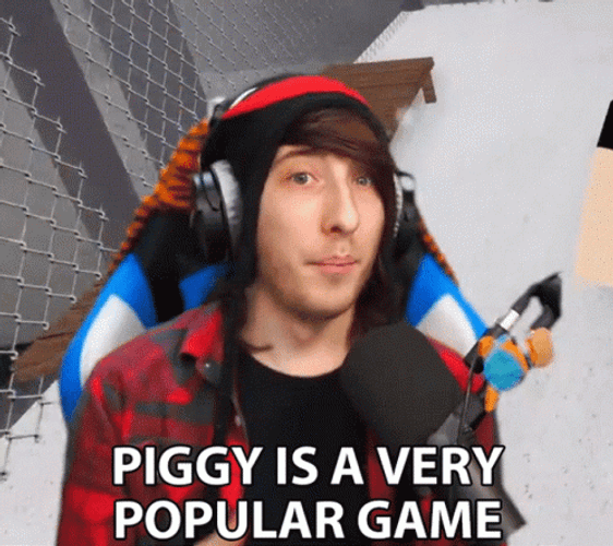 Piggy Is A Very Popular Game GIF