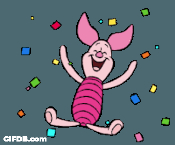 Piglet Winnie Sticker GIF