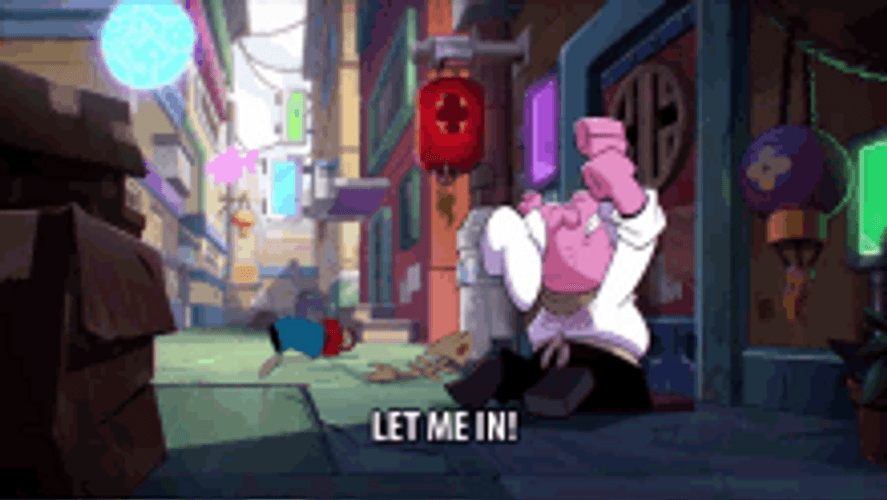 Pigsy Monkie Kid Let Me In GIF