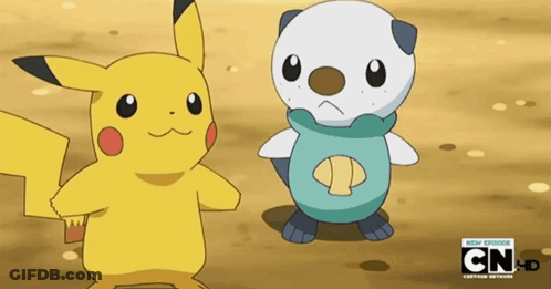 Pikachu And Otter From CNN GIF