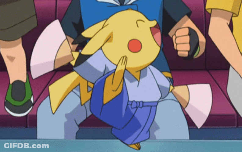 Pikachu Anime Dance GIF