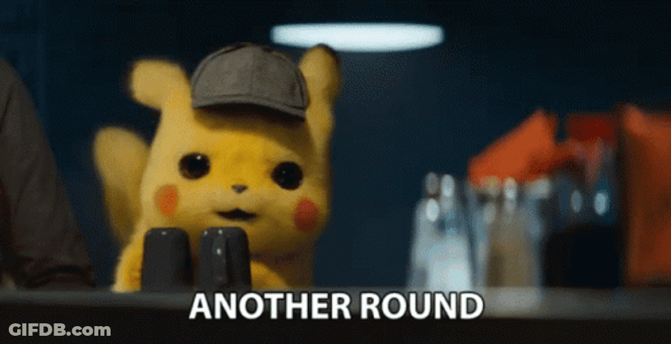 Pikachu Another Round Extra Shot GIF