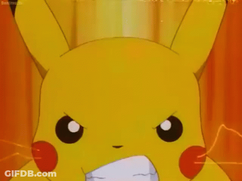 Pikachu Breathing Fire GIF
