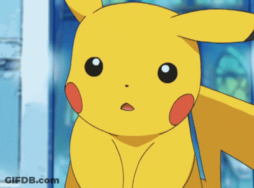 Pikachu Close Up With Mouth Open GIF