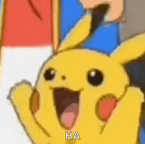Pikachu Cute Clapping Hands Ha GIF