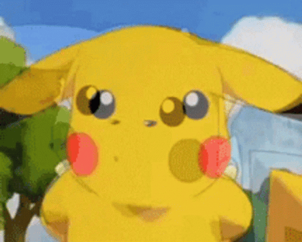 Pikachu Cute Deep Exhale GIF