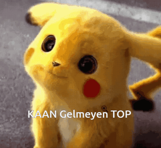 Pikachu Cute Kaan Gelmeyen Top GIF