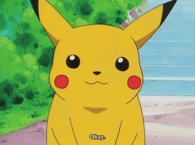 Pikachu Cute Okay Smiling GIF