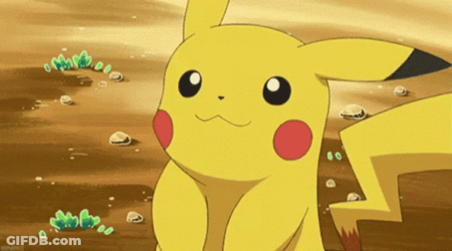 Pikachu Cute Talking GIF
