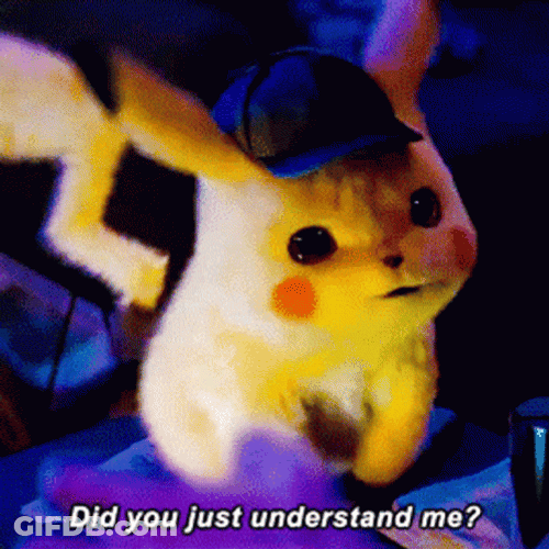 Pikachu Did You Just Understood GIF
