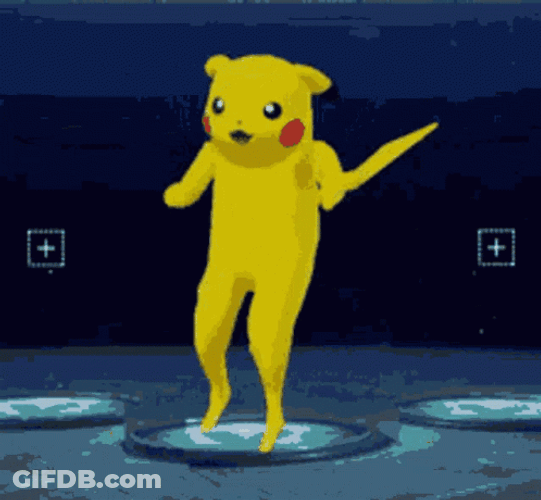 Pikachu Fortnite Dance Pokemon Meme GIF