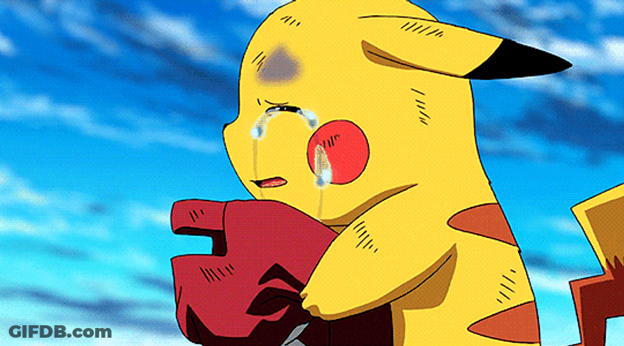 Pikachu Heartbreaking Cry GIF