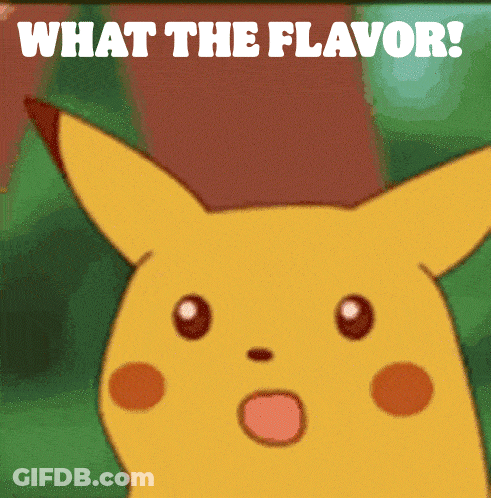 Pikachu Mouth Open What The Flavor GIF