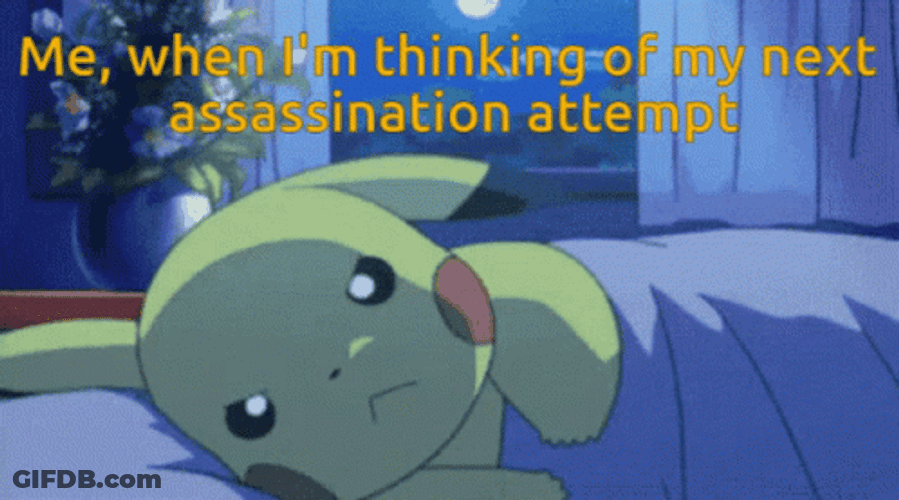 Pikachu Plotting Moment GIF