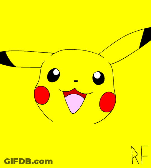 Pikachu Pokemon Face Melt GIF