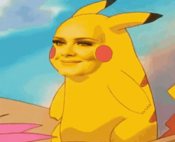 Pikachu Pokemon Face Swap Meme GIF