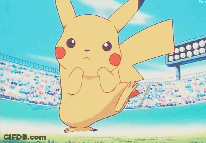 Pikachu Warm Up GIF