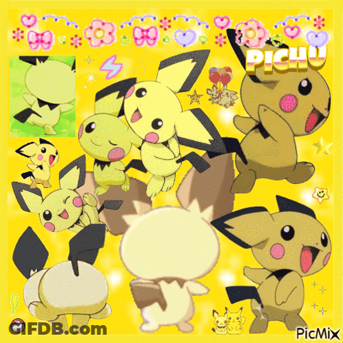 Pikachu With Picmix GIF