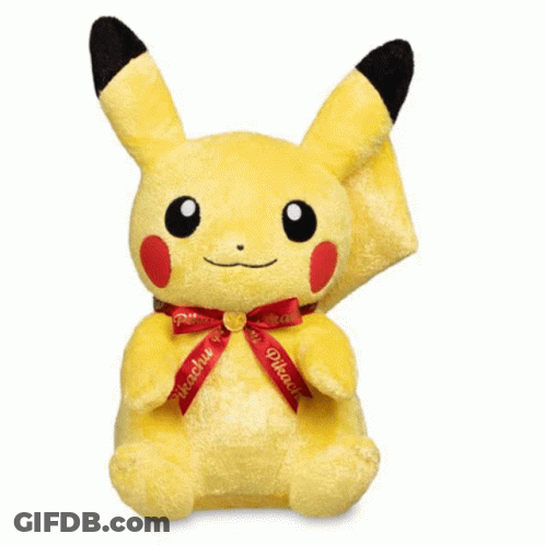 Pikachu With Red Ribbon GIF