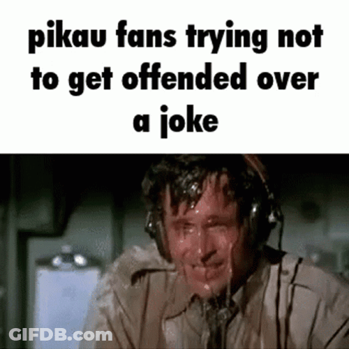 Pikau Fan Meme Airplane Ted Strike Sweating GIF