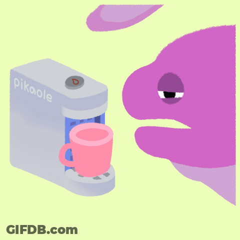 Pikole Coffee Maker Illustration GIF