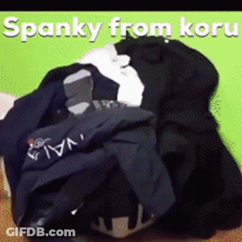 Pile Of Clothes Spanky From Koru GIF