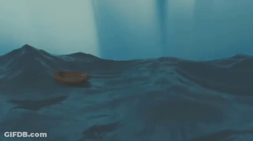 Pile Of Hay On Ground Blue Sky GIF