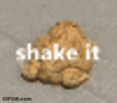 Pile Of Sand Saying Shake It GIF
