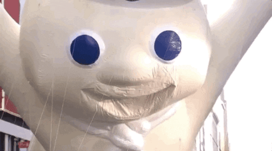 Pillsbury Doughboy Balloon Deflating GIF