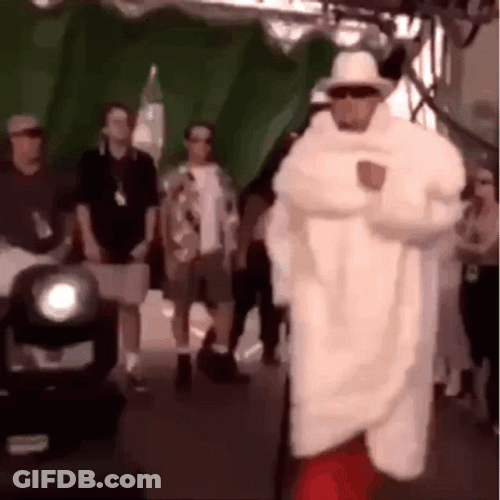 Pimp Guy Walking Boastfully GIF