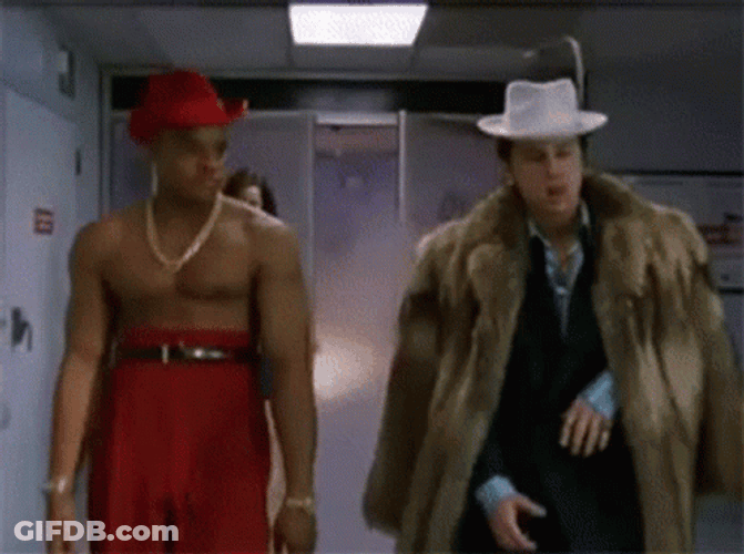 Pimp Walking In The Hallway GIF