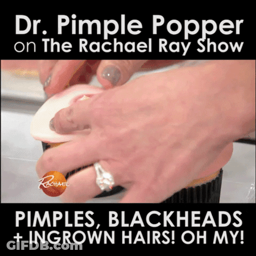 Pimple Popping Removal Tutorial GIF