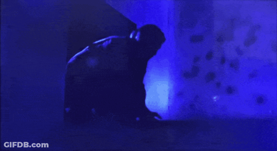 Pinback Crawling Across Plank Shaft GIF