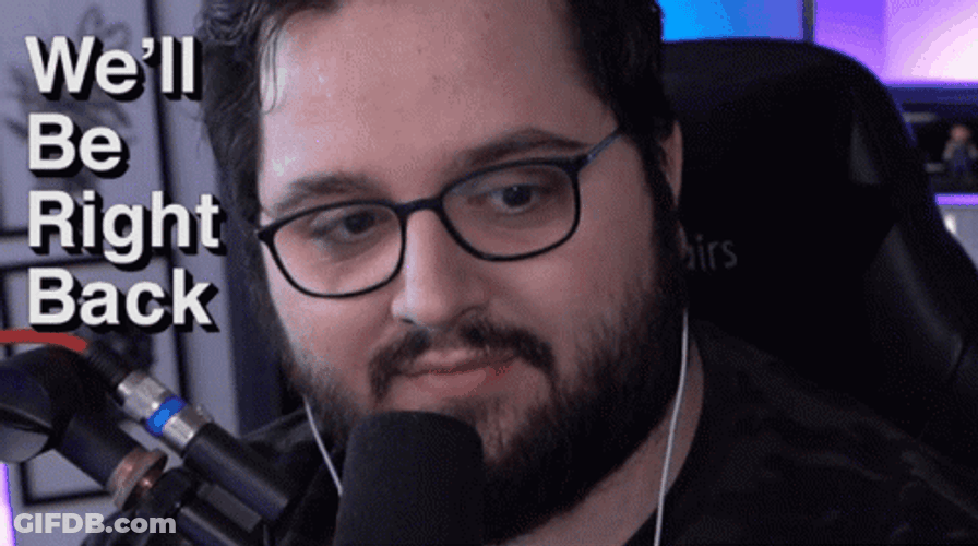 Pinde The Streamer Well Be Right Back GIF