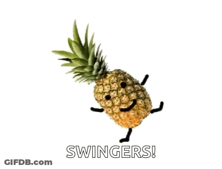 Pineapple Dancing With Arms And Legs GIF