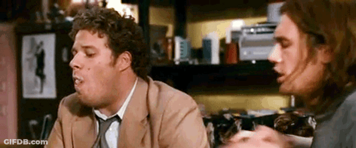 Pineapple Express Blowing Smoke GIF