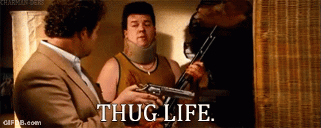 Pineapple Express Danny McBride Thug Life GIF