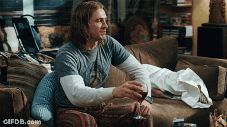 Pineapple Express James Franco Chilling GIF