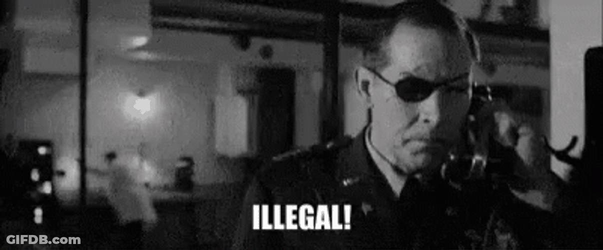 Pineapple Express One Eyed Man Yelling Illegal GIF