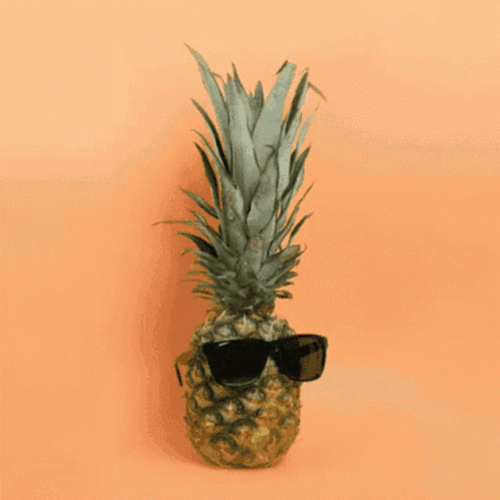 Pineapple Eyeglasses Different Shades GIF