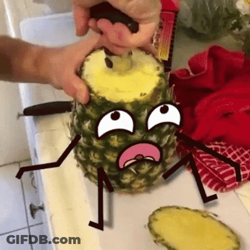 Pineapple Funny Animated Fruit GIF