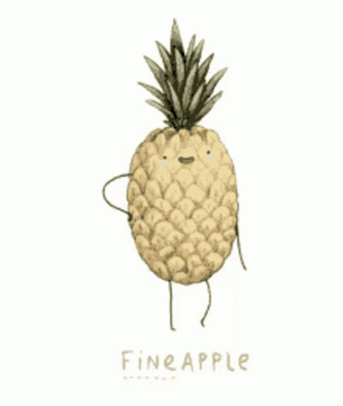 Pineapple Swing Poster GIF