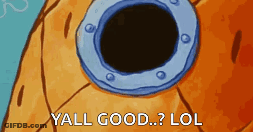Pineapple With Hole Saying Yall Good Lol GIF