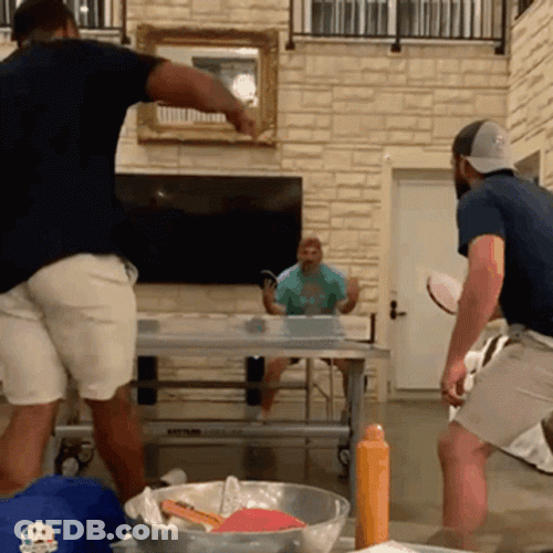 Ping Pong Doubles Team GIF