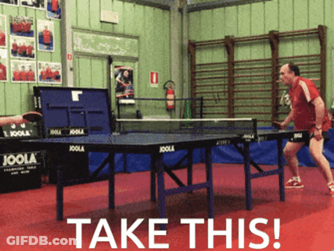 Ping Pong Take This Quote GIF