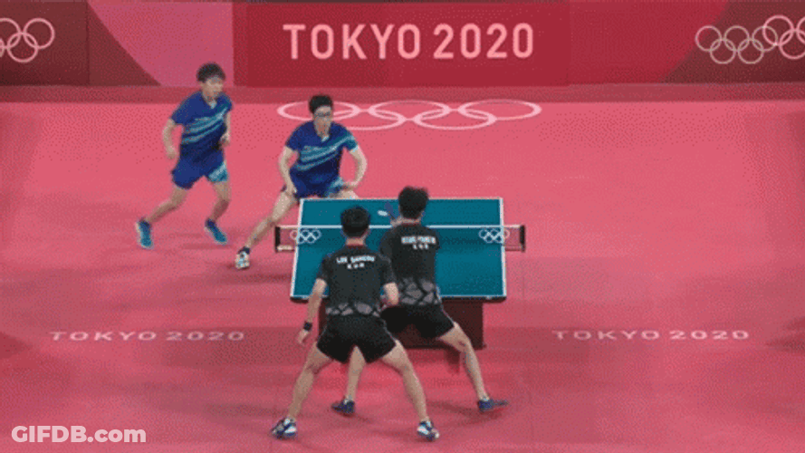 Ping Pong Tokyo Olympic Games GIF