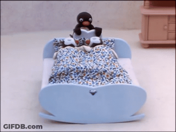Pingu A Caring Babysitter GIF