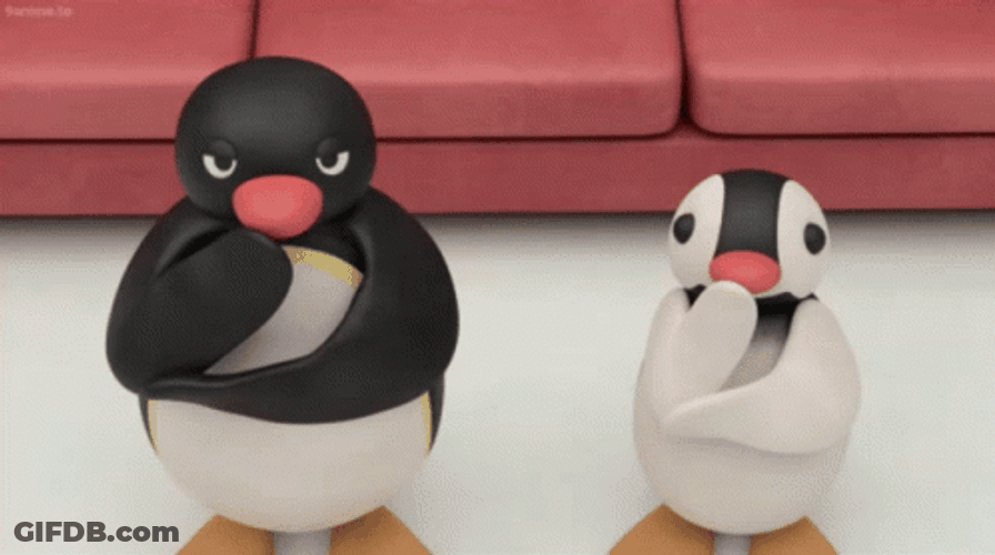 Pingu And Pinga Thinking GIF
