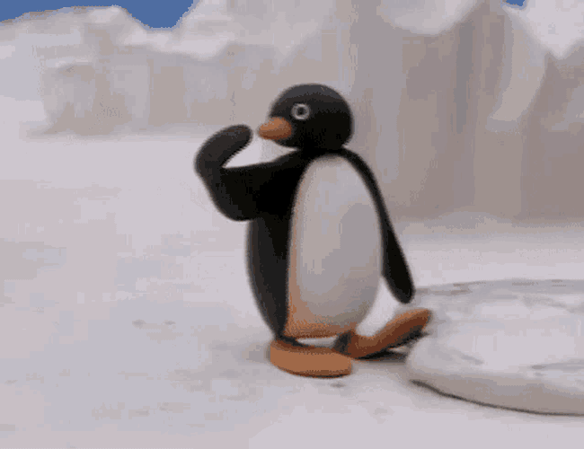 Pingu Come On GIF